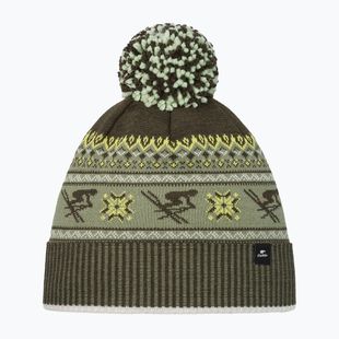 Zimní čepice Eisbar Retroski Pompon olive/khaki green