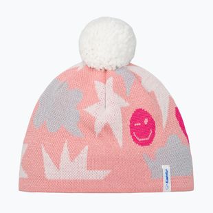 Dětská zimní čepice Eisbar Talesia Pompon salmon
