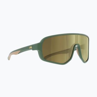 Sluneční brýle Red Bull SPECT Froth matt olive/ smoke with gold mirror