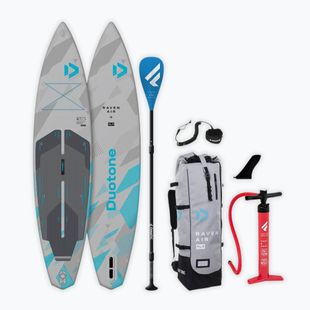 Nafukovací paddleboard sada DUOTONE iSUP Raven Air SLS 11'6 2026 light grey