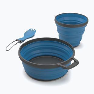 Sada nádobí GSI Outdoors Escape 1 Person Table Set blue