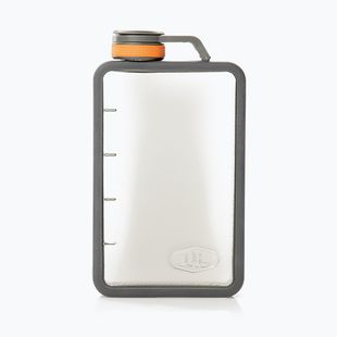 GSI Outdoors Boulder Flask silver-grey 79346 turistická láhev na alkohol