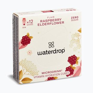 Izotonický nápoj waterdrop Microdrink Flair 12 kostek rypsberry/erdelflower