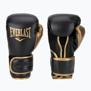 Boxerské rukavice Everlast Powerlock 2 black/gold