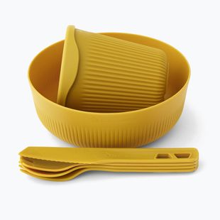 Sada turistického nádobí Sea  to Summit Passage Dinnerware arrowwood yellow