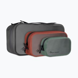 Sada organizérů Sea To Summit Hydraulic Packing Cube 3 pcs. picante/laurel wreath/jet black