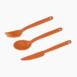 Příbory Sea To Summit Camp Cutlery Set burnt orange