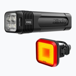 Sada světel na kolo Knog Blinder Pro 900/Blinder Square black