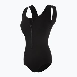 Dámské jednodílné plavky Funkita Zip Front One Piece still black