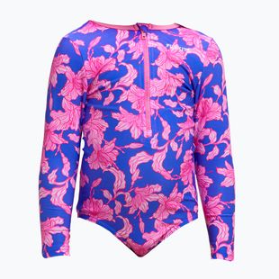 Dětské jednodílné plavky Funkita Sun Cover One Piece perfect petal