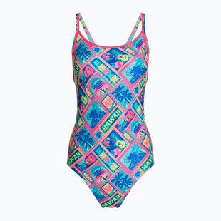 Dámské jednodílné plavky Funkita Diamond Back One Piece coco canel