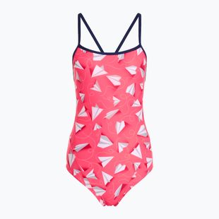 Dámské jednodílné plavky Funkita Single Strap One Piece paper pink