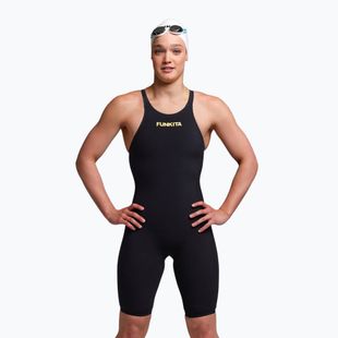 Dámské závodní plavky Funkita Apex Viper Secure Kneeskin black attack