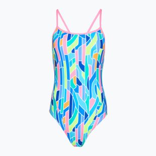 Dámské jednodílné plavky Funkita Single Strap One piece pillared