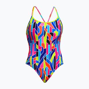 Dámské jednodílné plavky  Funkita Diamond Back One piece fault lines