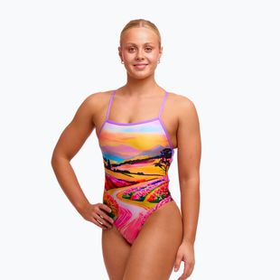 Dámské jednodílné plavky Funkita Strapped In One piece meadow made