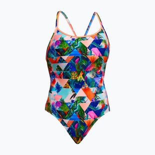 Dámské jednodílné plavky  Funkita Diamond Back One piece palm prism