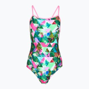 Dámské jednodílné plavky  Funkita Single Strap One piece sub lime