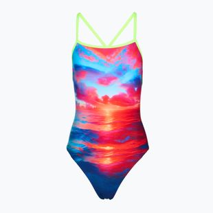 Dámské jednodílné plavky  Funkita Tie Me Tight One piece sunset delight