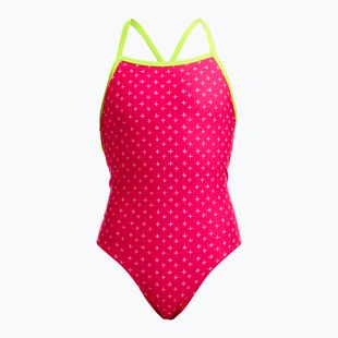 Dětské jednodílné plavky Funkita Strapped In One Piece pink proton