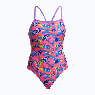 Dámské jednodílné plavky Funkita Single Strap One Piece sweet surfers