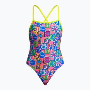 Dámské jednodílné plavky Funkita Tie Me Tight One Piece zesty besty