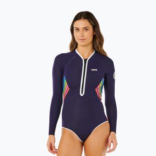 Dámský neopren na plavání Rip Curl G-Bomb 1.5 mm Full Zip Springsuit dark navy