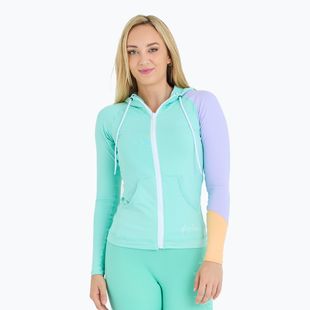 Dámská mikina Jetpilot Pacer Hooded Rashie teal
