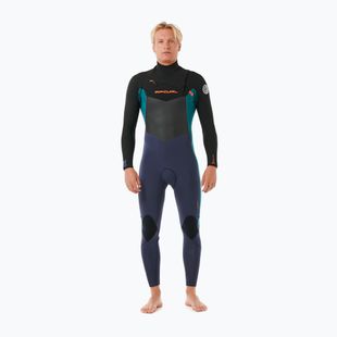 Pánský plavecký neopren Rip Curl Dawn Patrol 4/3mm Chest Zip purple night