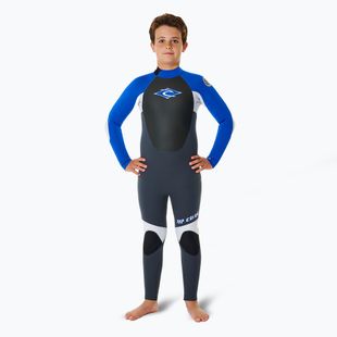 Dětský neopren Rip Curl Omega 4/3 mm Back Zip blue