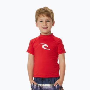 Dětské plavecké tričko  Rip Curl Brand Wave UPF red