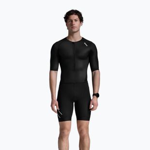 Pánská tritlonová kombinéza 2XU Core Sleeved black/white