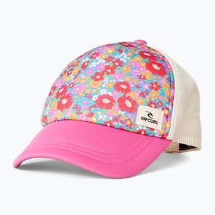 Czapka z daszkiem damska Rip Curl Mixed Yardage Trucker pink