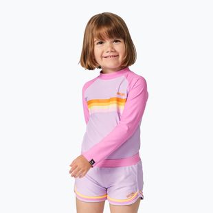 Dětské plavecké tričko longsleeve Rip Curl Rainbow Tide Rash Vest bright pink
