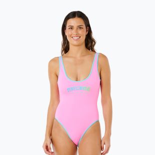 Jednodílné plavky Rip Curl Surf Puff light pink
