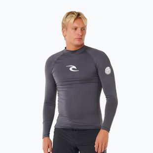 Pánské plavecké triko s dlouhým rukávem Rip Curl Waves Upf Perf charcoal grey