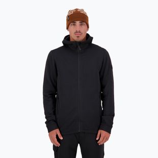 Pánská mikina Mons Royale Arcadia Merino Fleece Hoody black