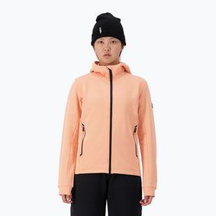 Dámská mikina  Mons Royale Arcadia Merino Fleece Hoody melon
