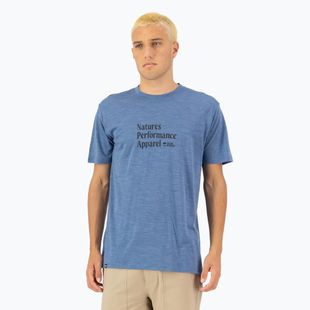 Pánské termo tričko Mons Royale Zephyr Tencel steel blue