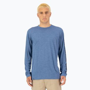 Pánské termotričko longsleeve Mons Royale Zephyr Tencel steel blue