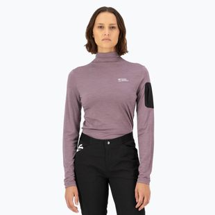 Dámská termoakční mikina Mons Royale Diversion Mock Neck mauve