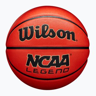 Basketbalový míč Wilson NCAA Legend orange/black velikost 6