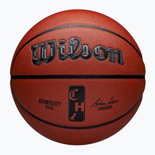 Basketbalový míč Wilson NBA Authentic City Chicago brown velikost  7