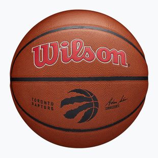 Basketbalový míč Wilson NBA Team Alliance Toronto Raptors brown velikost  7