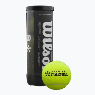 Míčky na padel Wilson Premier Padel Balls 3 ks yellow