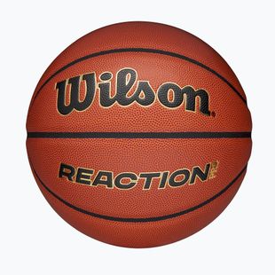Basketbalový míč Wilson Reaction Pro brown/gold velikost 7