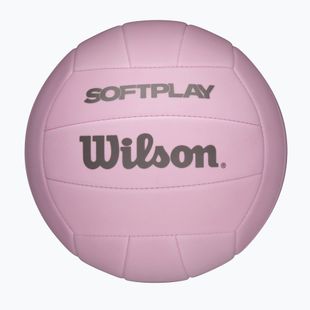 Volejbalový míč Wilson Soft Play pink velikost 5