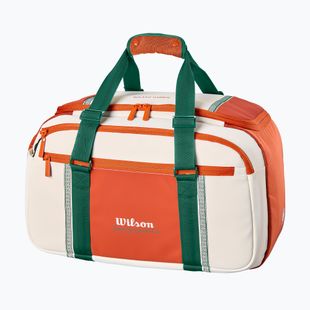Tenisová taška Wilson Roland Garros Small Duffel 2026 cream/clay/green