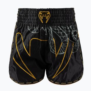 Pánské tréninkové šortky Venum Serpenti Muay Thai black/silver/gold