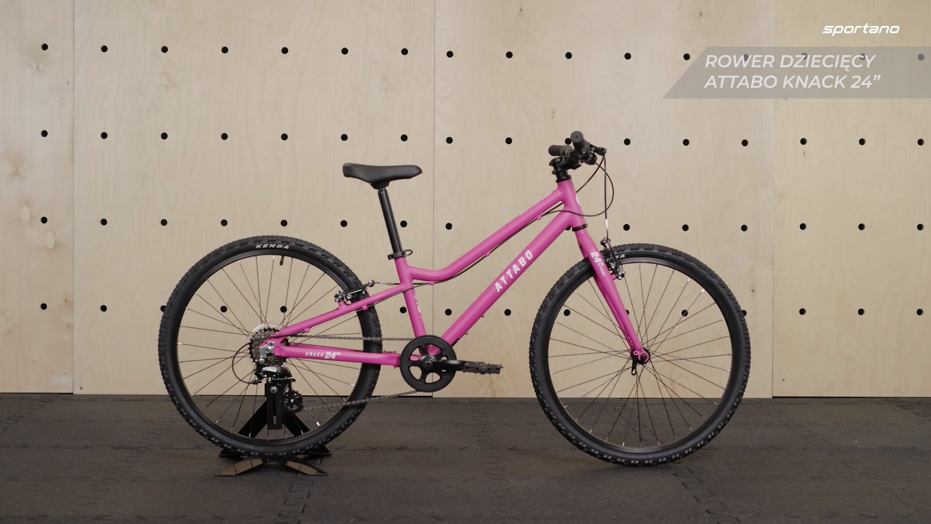 Dětské kolo ATTABO KNACK 24" pink